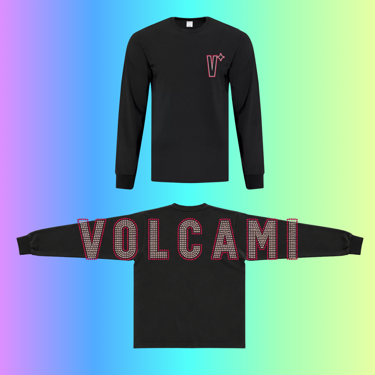 GForce - Long sleeve rhinestone design club