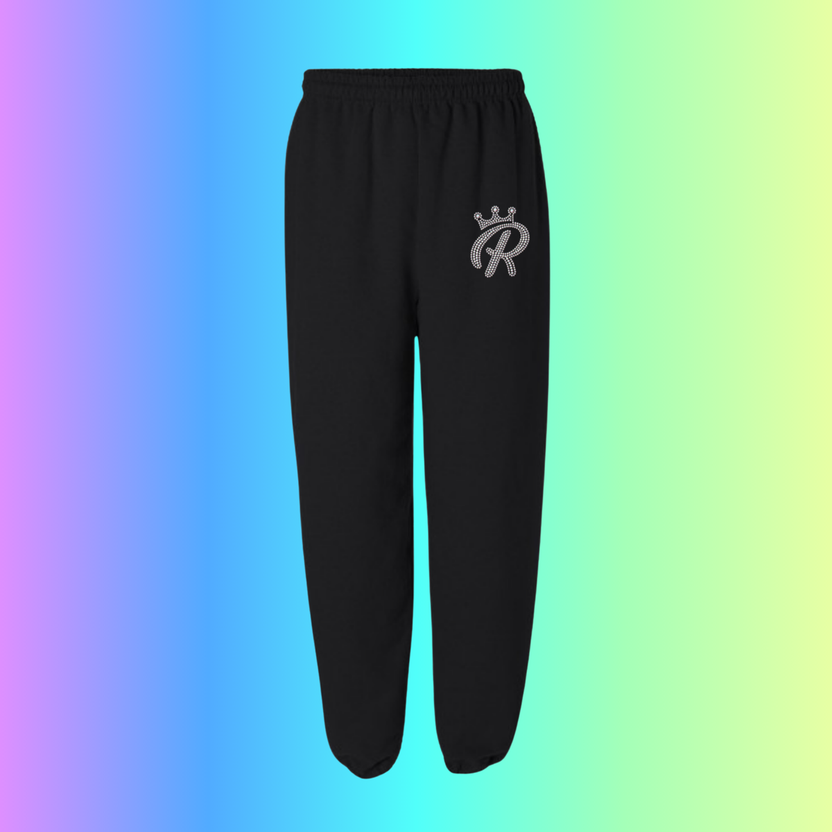 Royal - Pantalon jogging rhinestones