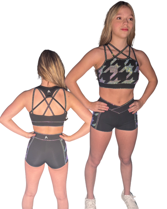 Top Hayley rhinestone