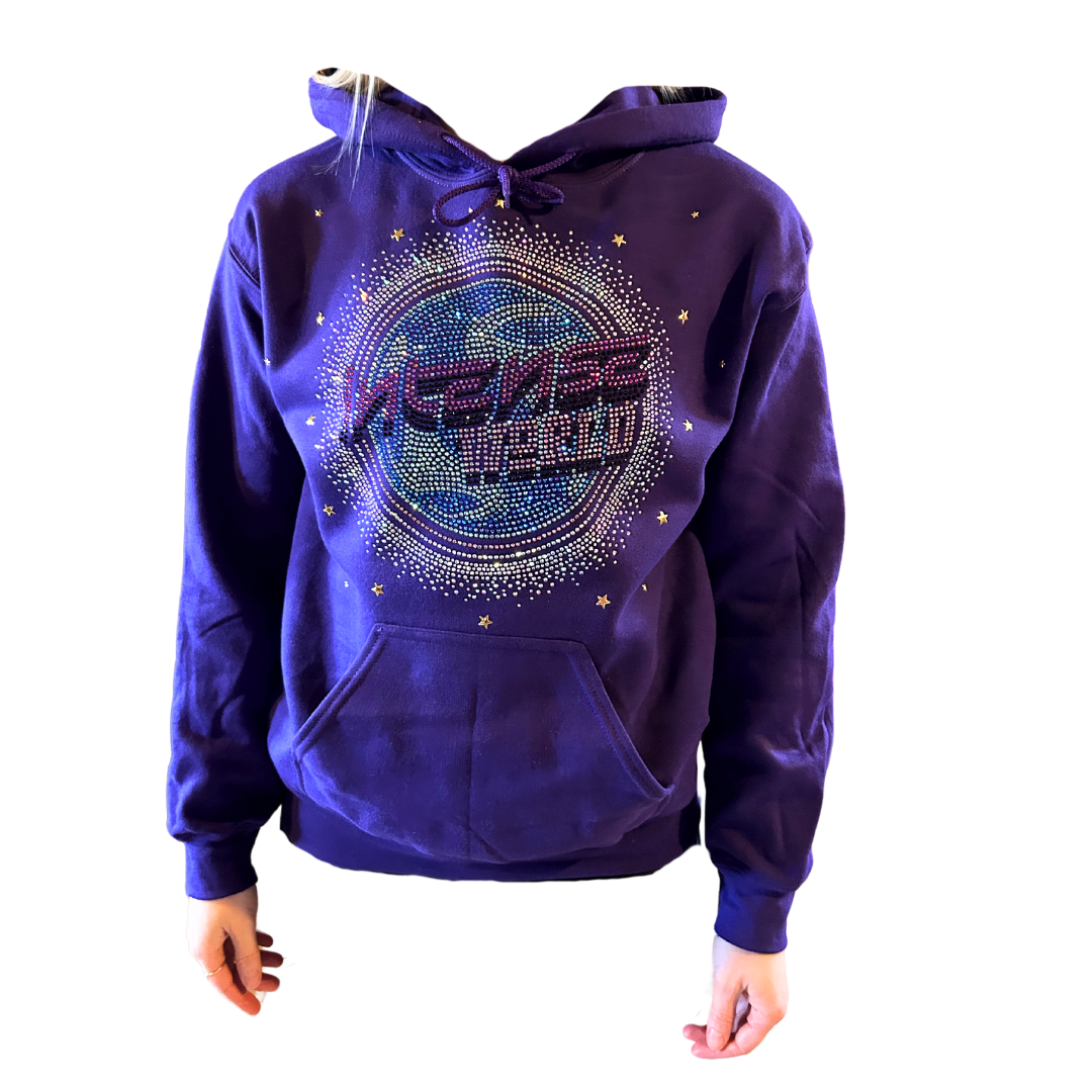 Hoodie Intense World Rhinestones