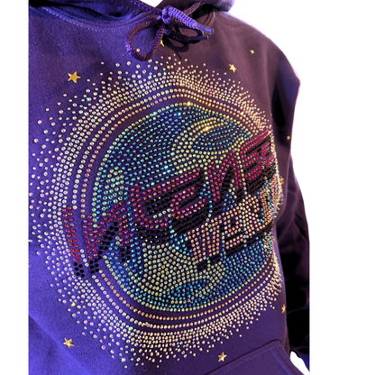 Hoodie Intense World Rhinestones
