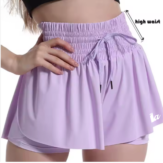 High waisted Butterfly shorts