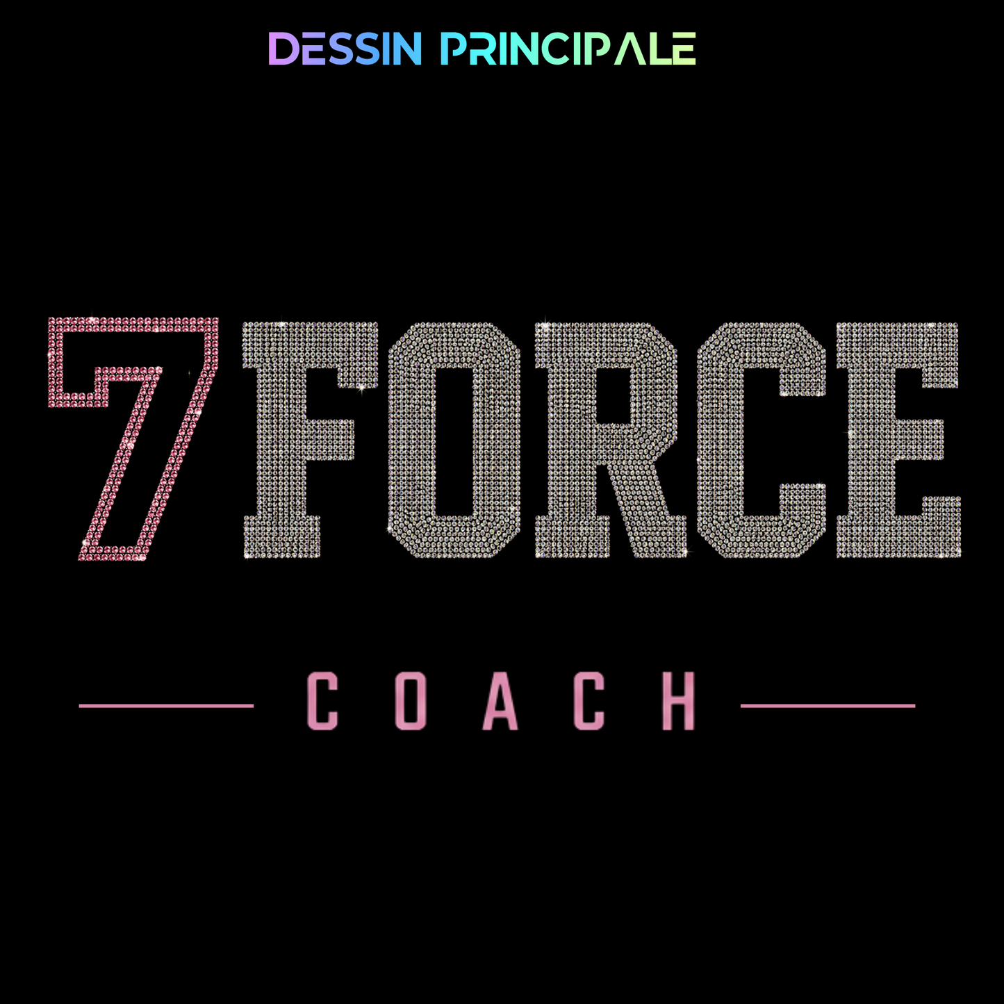 7Force - Design coach rhinestone