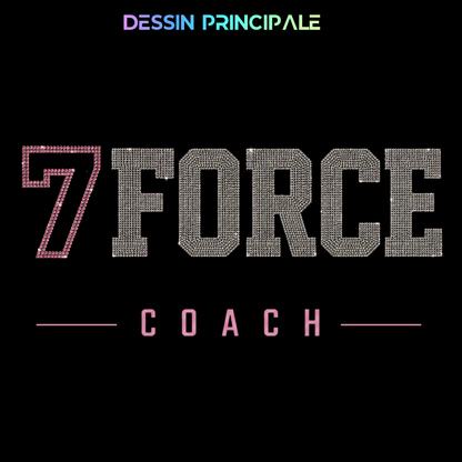 7Force - Design coach rhinestone