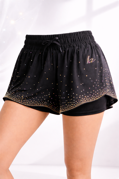 Butterfly Shorts Rhinestones